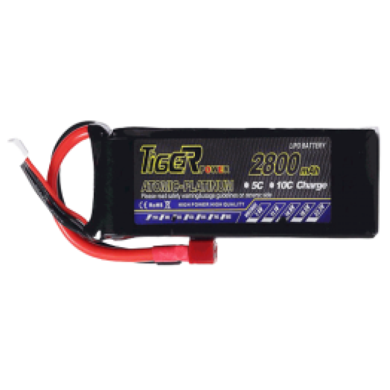 14.8V 2800mAh 4S 35C Li-Po Battery (Tiger)