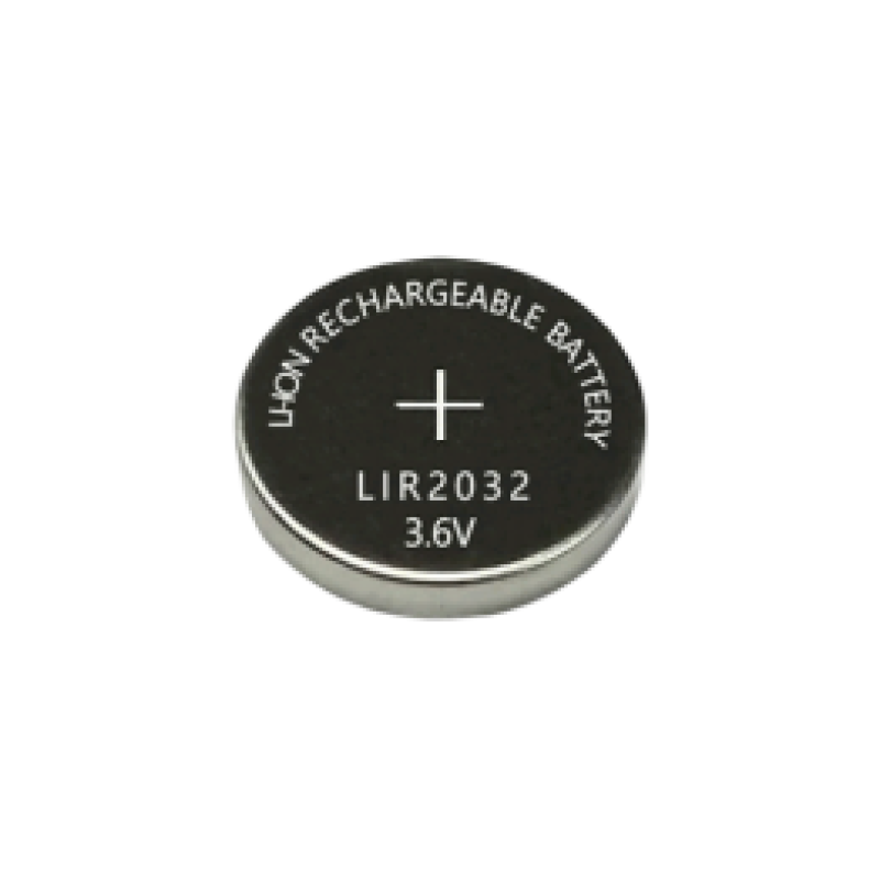 LIR2032 3.6V Li-Ion Rechargeable Battery