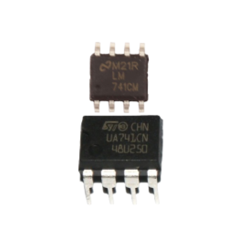 LM741 Operational Amplifier IC (SOP-8P)