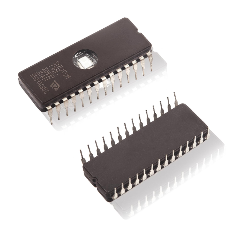 M27C512-12F1 512K-Bit 120ns UV EPROM