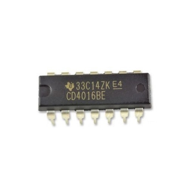 CD4016BE Quad Bilateral Switching Logic IC