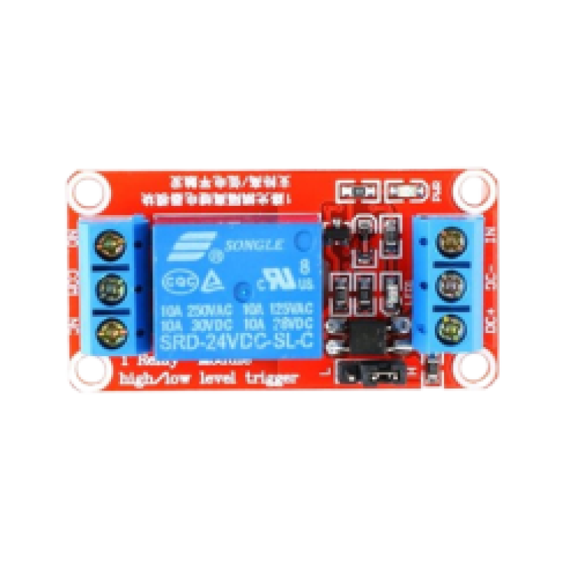 DC24V 1 Channel Red Color Relay Module