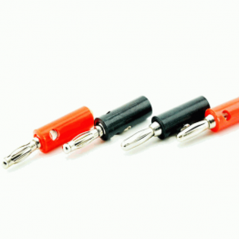 4mm Lantern Head Red And Black Banana Jack