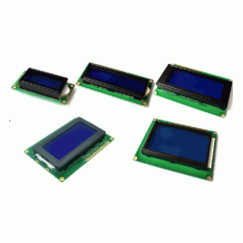 Blue Color Text And Graphics LCD Module
