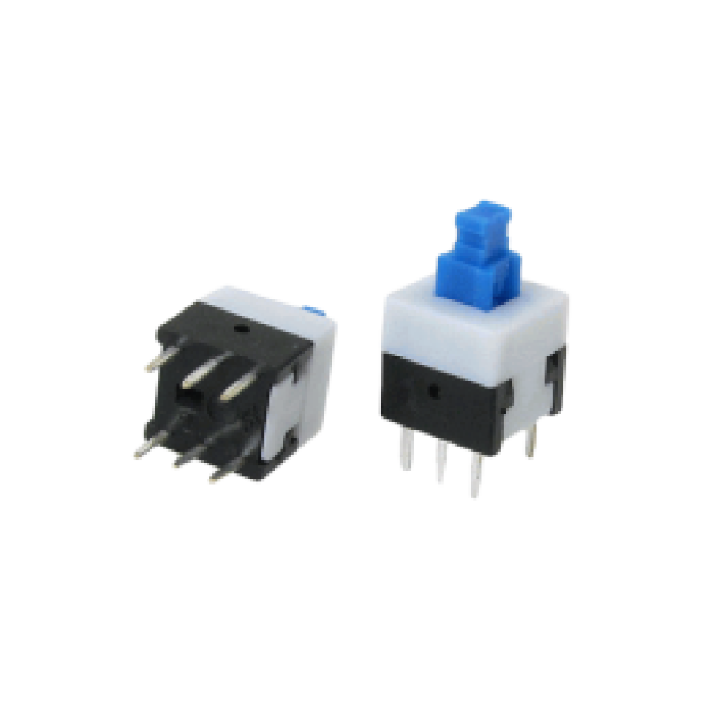 6 Pins Push Button Switch Self Lock