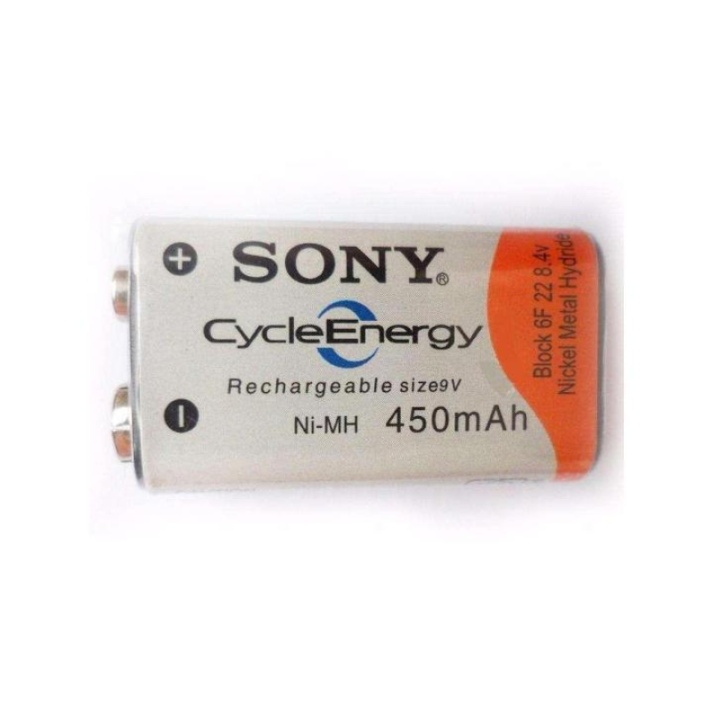 9V Rechargeable Battery 450mAh (Sony)